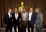 Bromas y reencuentros marcan la comida de nominados a los Oscars