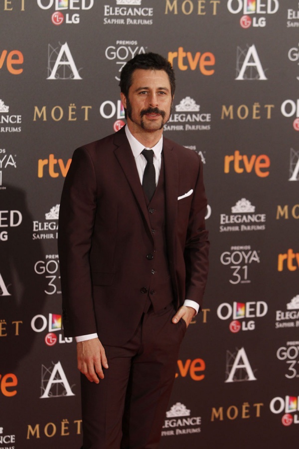 Hugo Silva, en los Premios Goya 2017