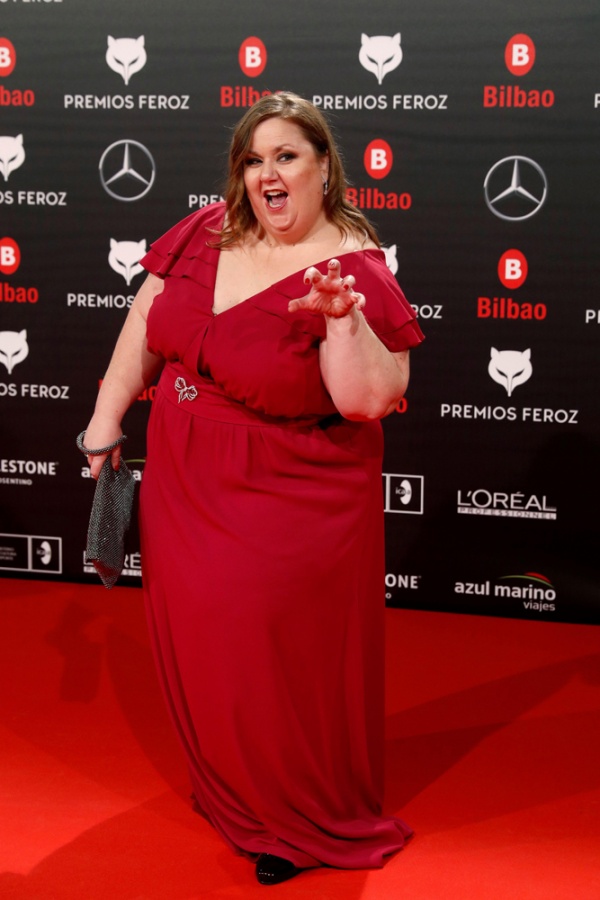 La actriz Itziar Castro, en la alfombra roja de los Premios Feroz 2019