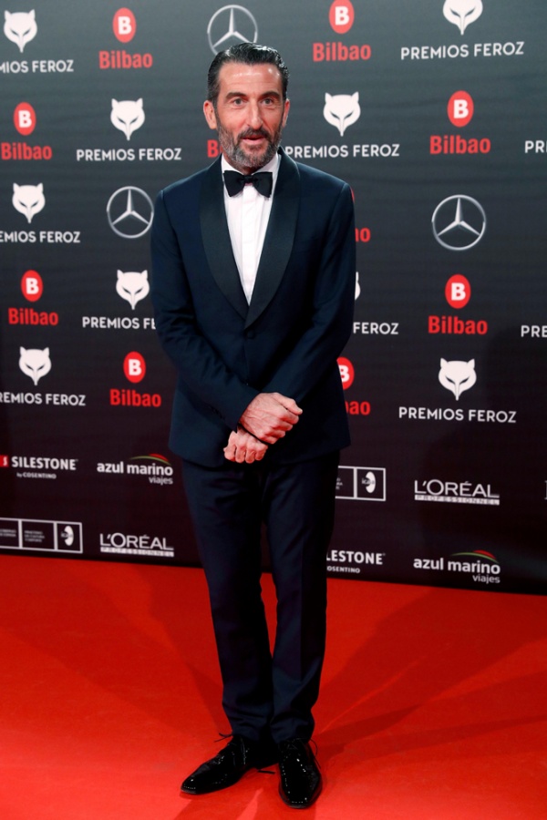 El actor Luis Zahera, en la alfombra roja de los Premios Feroz 2019