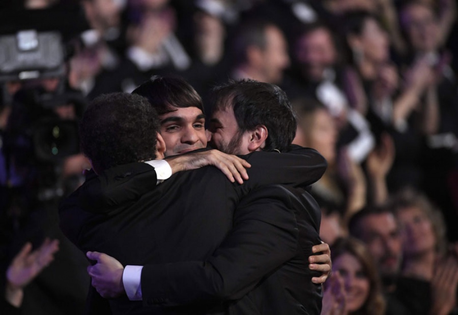 Abrazos, en la gala de los Premios Goya 2018